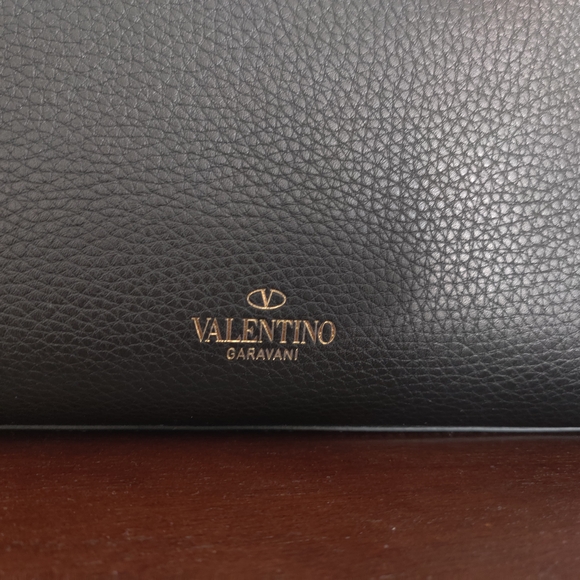 Valentino Black Tote Bag with Gold Accents - Picture 2 of 11